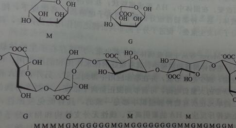海藻酸的化学结构