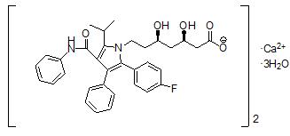 阿托伐他汀钙结构式
