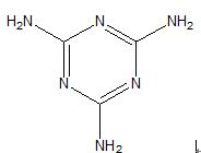三聚氰胺的结构式