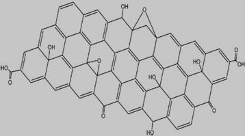 氧化石墨烯的结构图