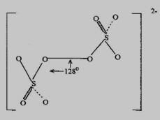 过硫酸根的离子结构