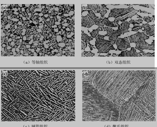 钛合金四种常见的显微组织