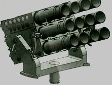 107mm火箭炮实体模型发射图